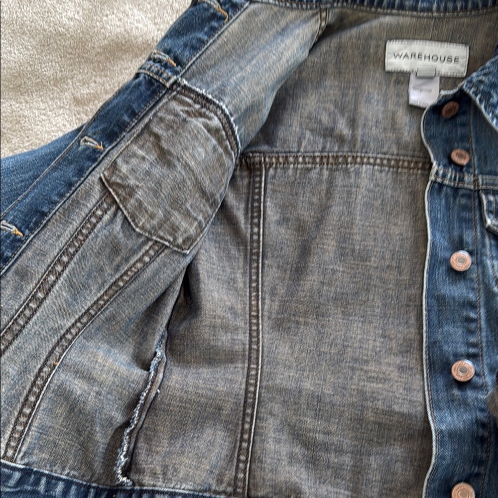 Warehouse Blue Denim Jacket - Picture 6 of 7